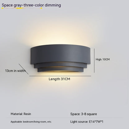 31cm Nordic LED Bedside Wall Light