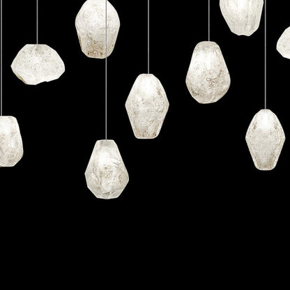 32-Inch Clear Quartz Glass Pendant Light
