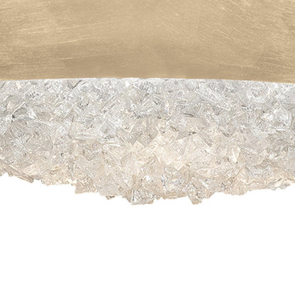 44-Inch Round Crystal Halo Pendant Light