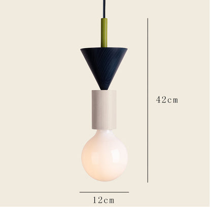 Children's Geometric Cartoon Pendant Light / Warm Light / G Style