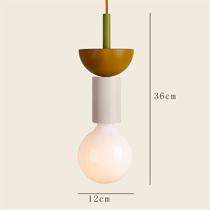 Children's Geometric Cartoon Pendant Light / White Light / Type C