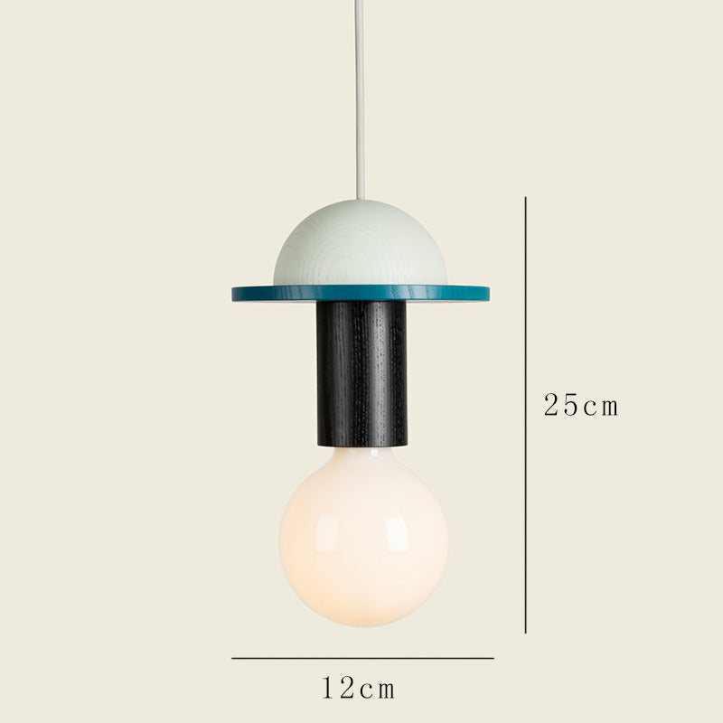 Children's Geometric Cartoon Pendant Light / White Light / Type D