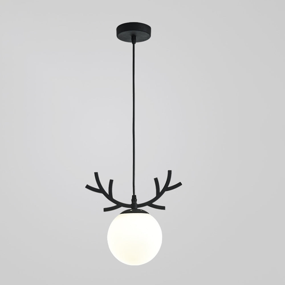 Modern Iron and Glass LED Pendant Light / No Light Source / B Gold