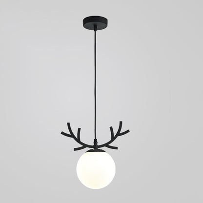 Modern Iron and Glass LED Pendant Light / No Light Source / B Gold