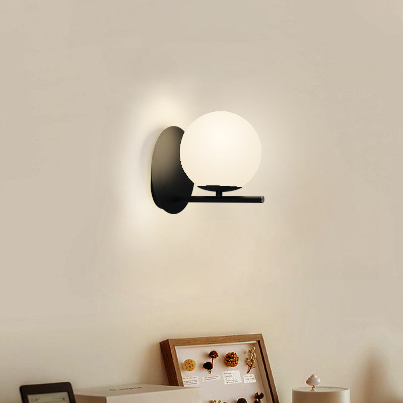 Nordic Copper and Glass Wall Light / 3000K / Golden Wall Lamp