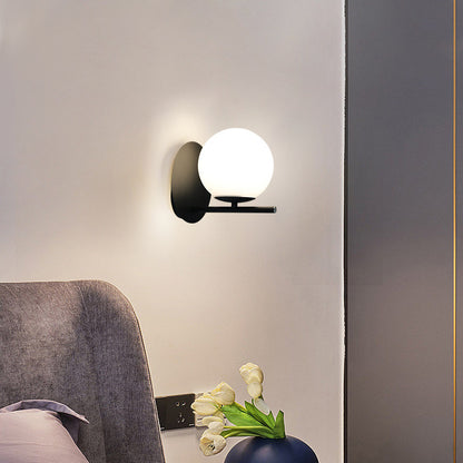 Nordic Copper and Glass Wall Light / Three Colors / Golden Wall Lamp
